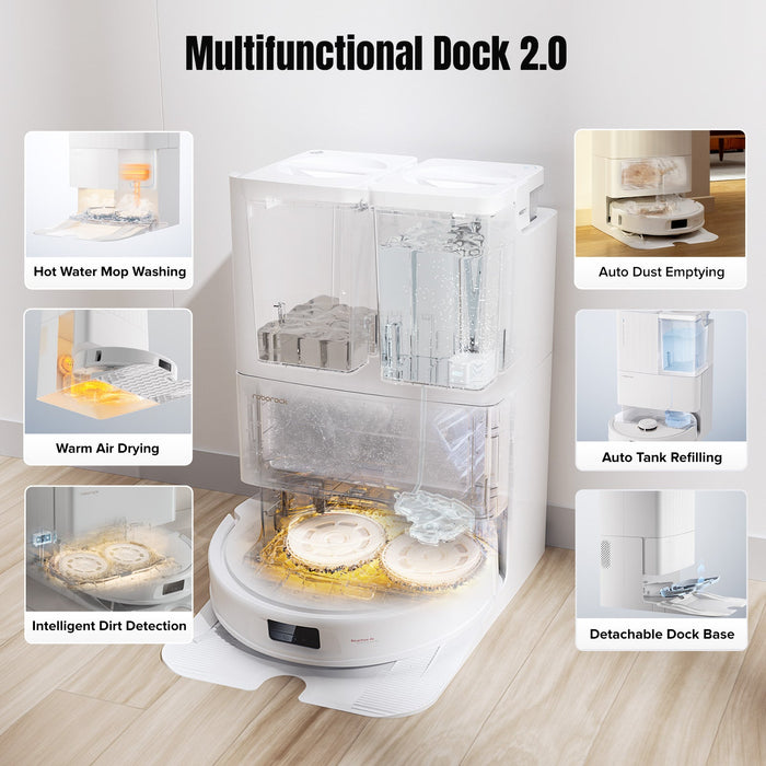 roborock qrevo maxv med multifunktionel dock 2.0