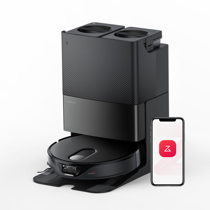 roborock qrevo slim robotstøvsuger med multifunktionel selvrensende dock 3.0 opgraderet fra qrevo master