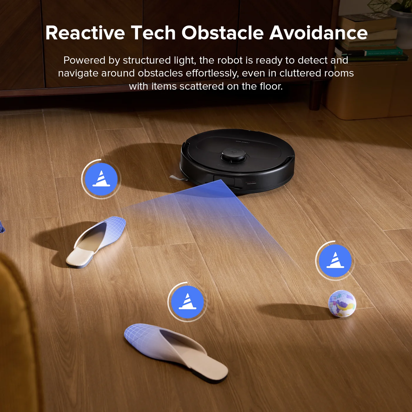 roborock qv 35s robotstøvsuger med multifunktionel dock