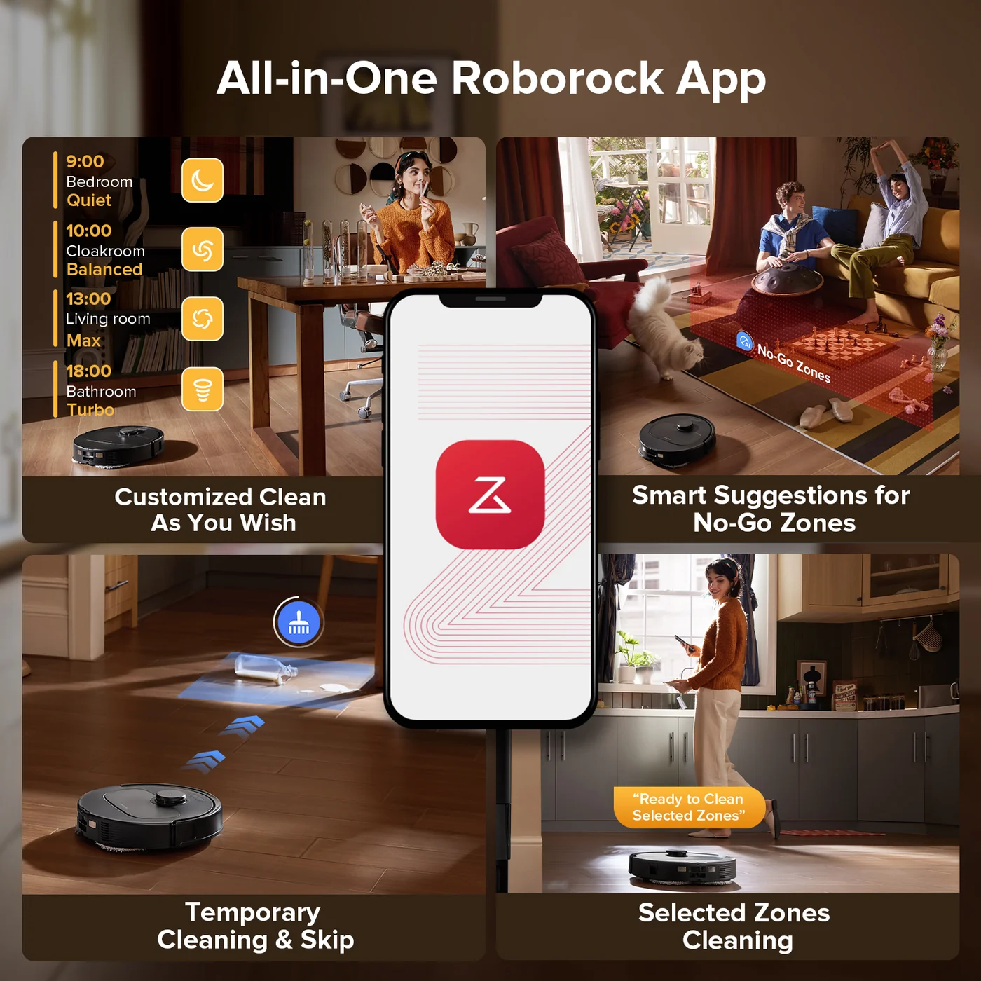 roborock qv 35s robotstøvsuger med multifunktionel dock