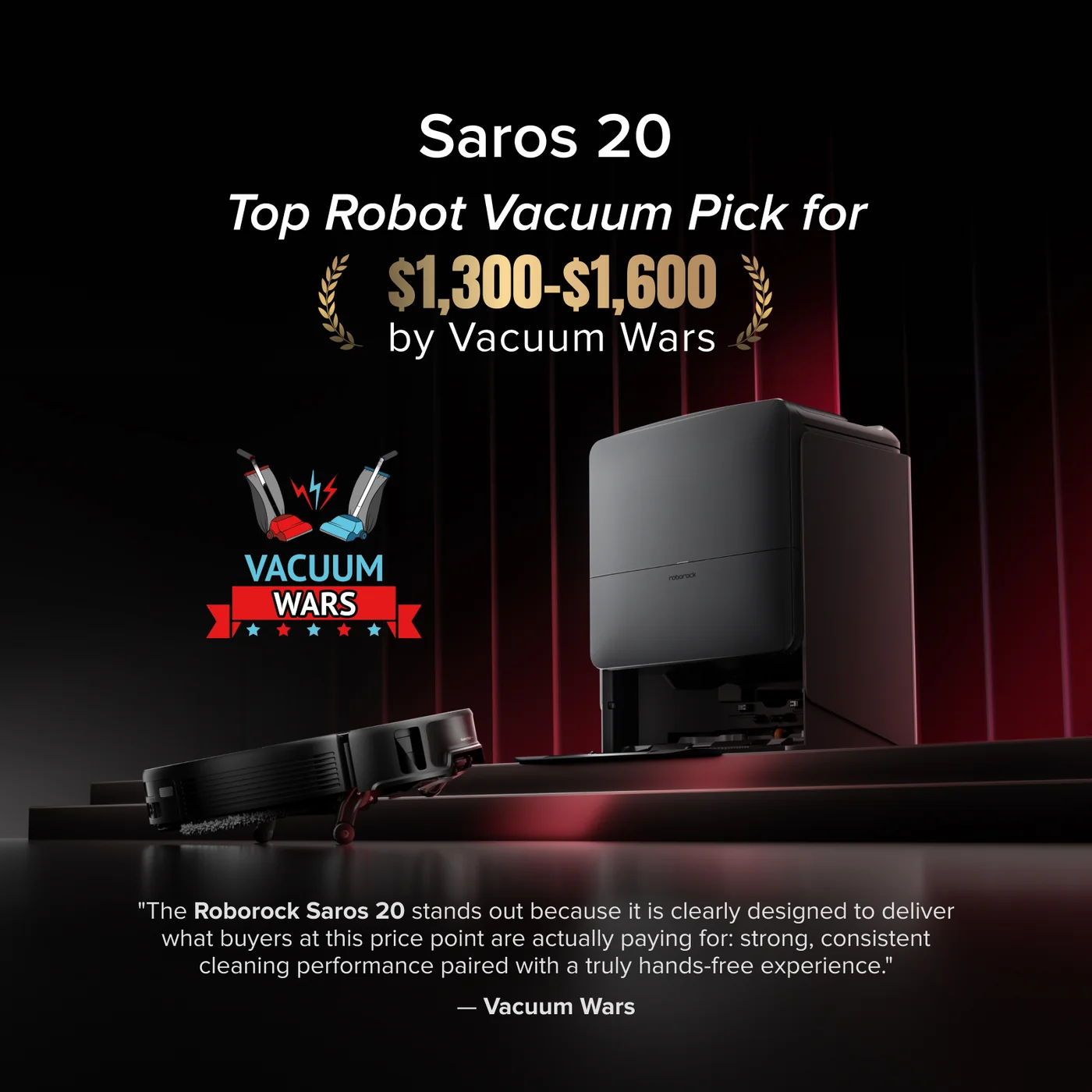 roborock saros 20 – adaptilift chassis 3.0 til glat tærskelkryds